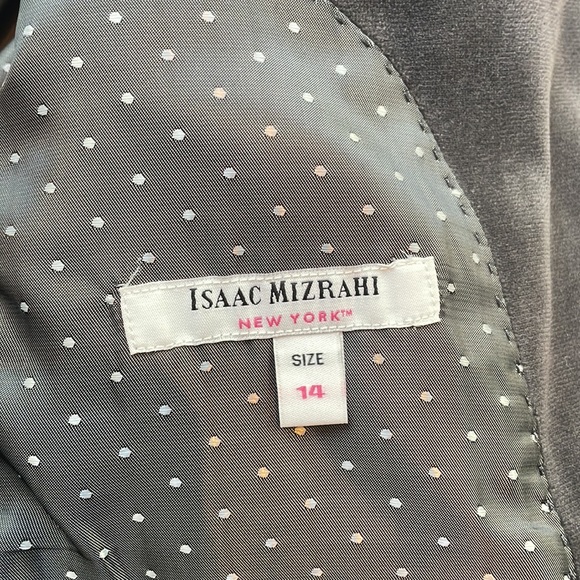 EUC Gorgeous Isaac Mizrahi Grey Boys Blazer size 14. - Picture 3 of 6